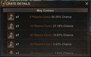 how many plasma cores state of survival